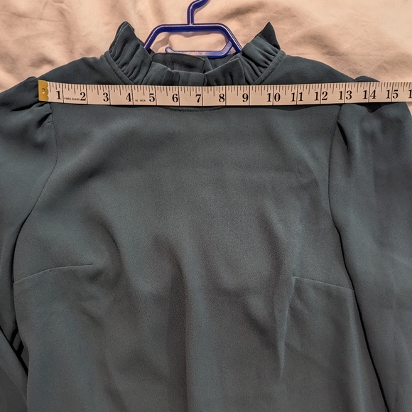 Teal J Crew Shirt - Picture 3 of 9